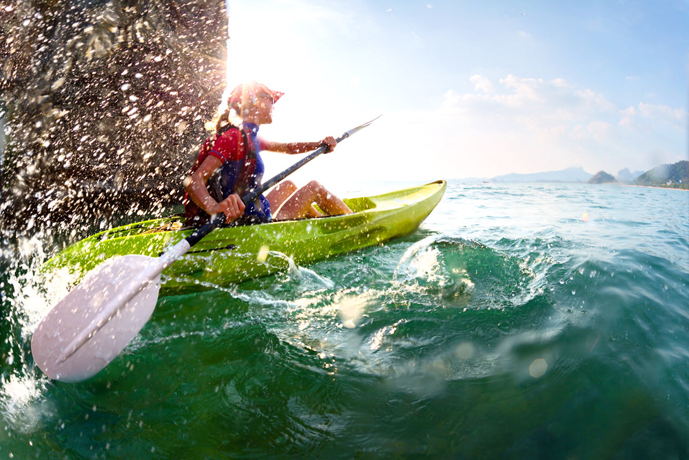 GoXtreme Action Image Canoe