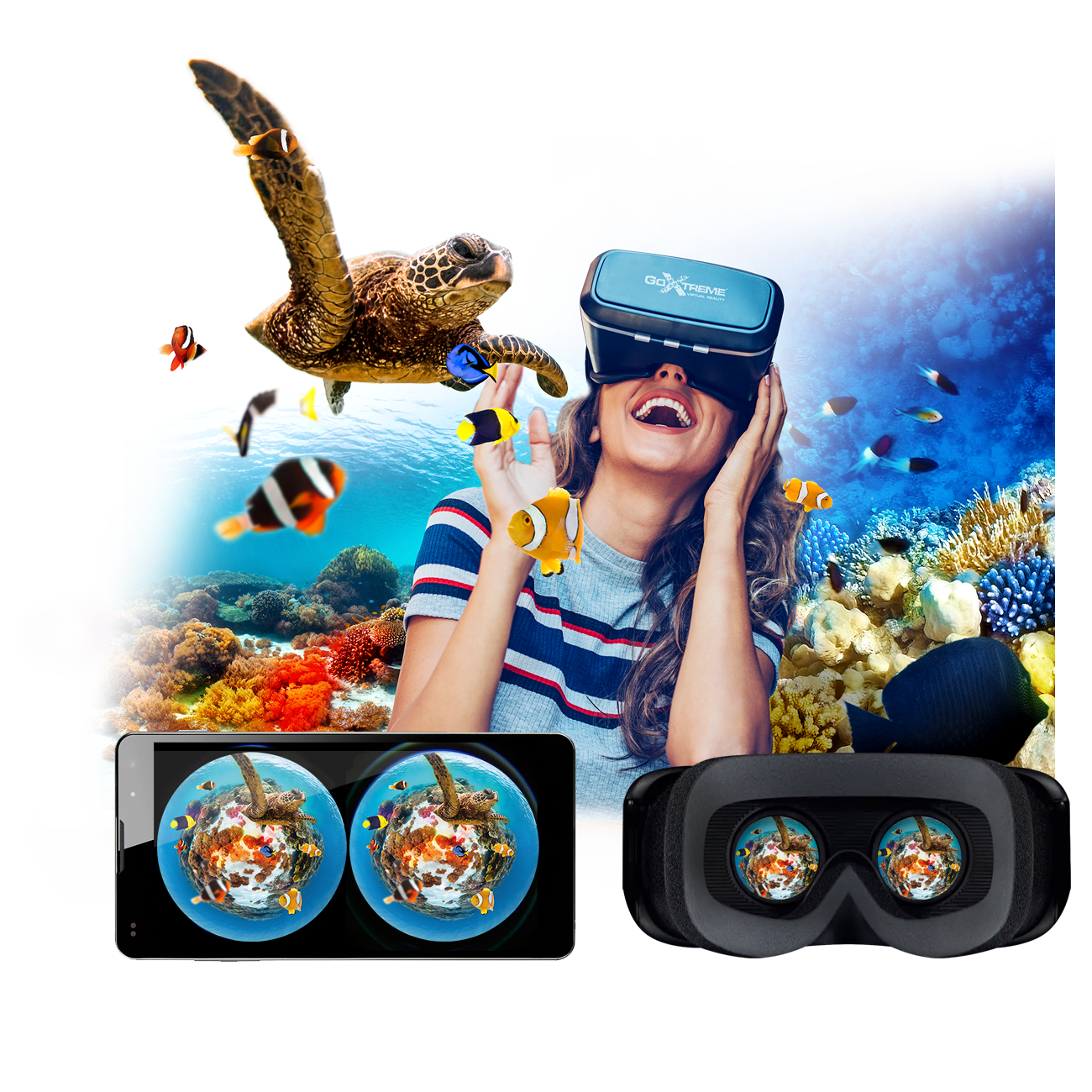 GoXtreme 360° World VR Glasses