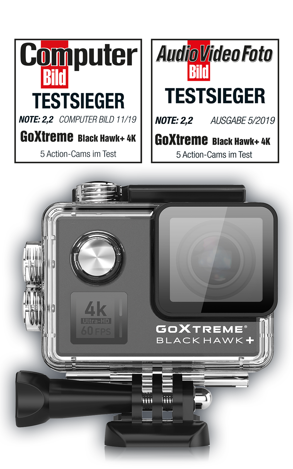 GoXtreme Black Hawk+ 4K Testsieger