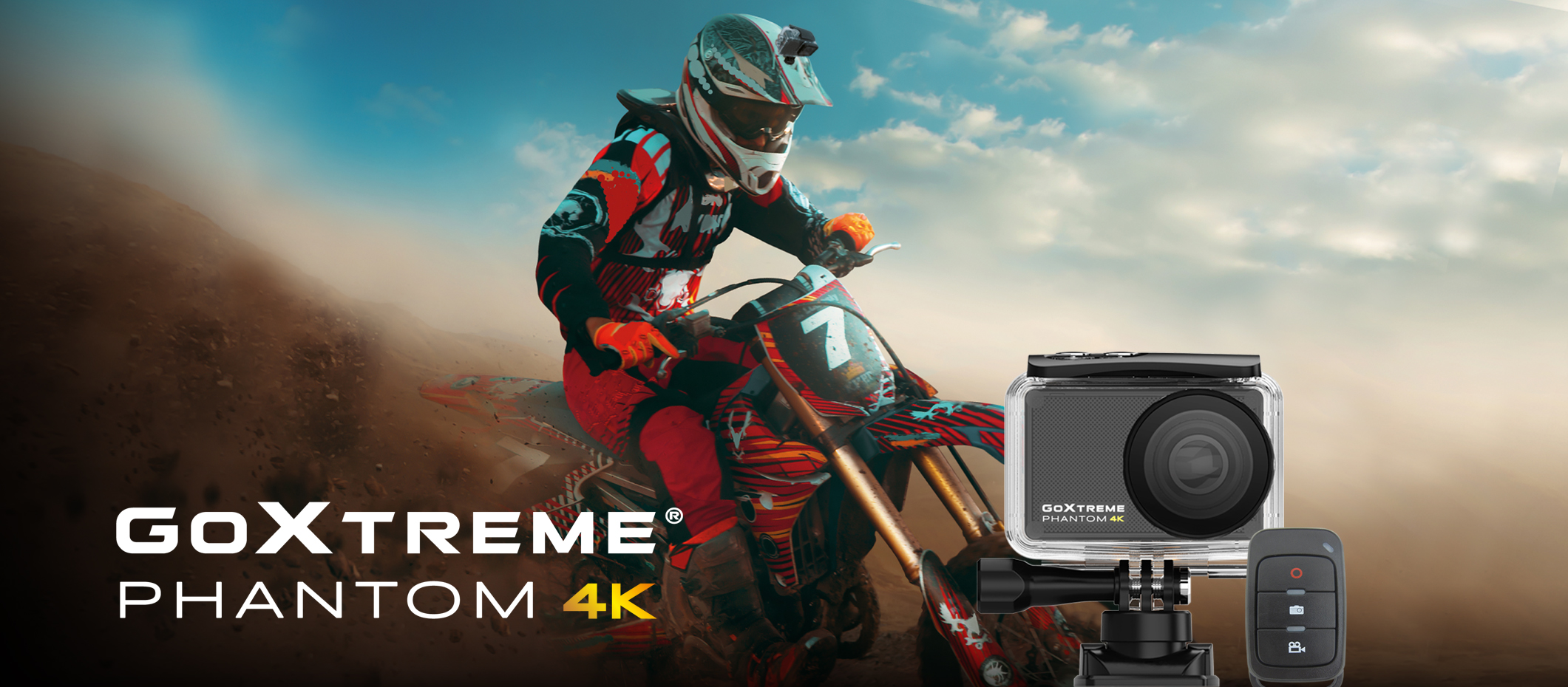GoXtreme Phantom 4K Banner