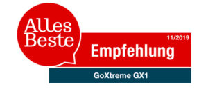 GoXtreme Gimbal GX1 Test Label
