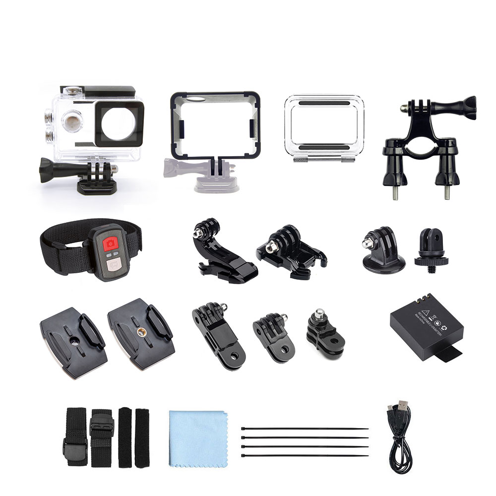GoXtreme Vision DUO Included Accessories
