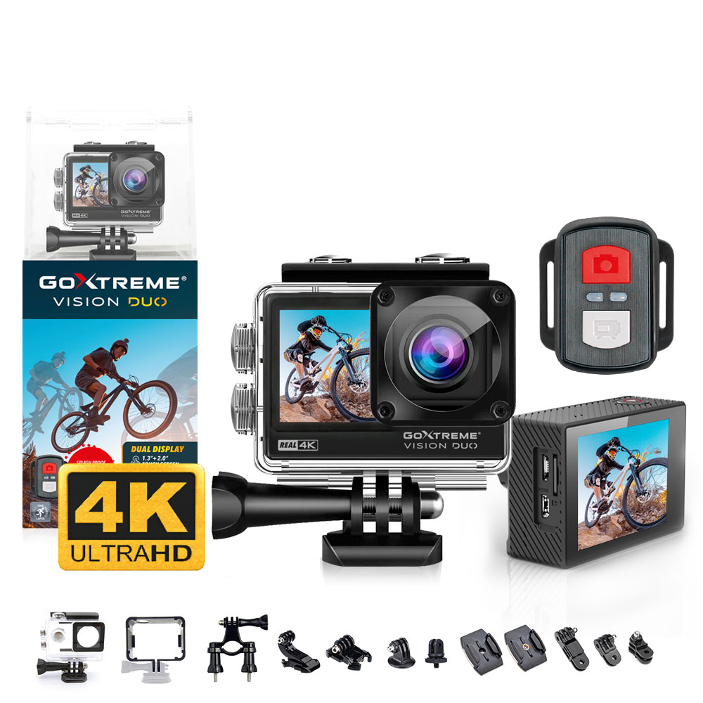 GoXtreme Vision DUO Included Accessories