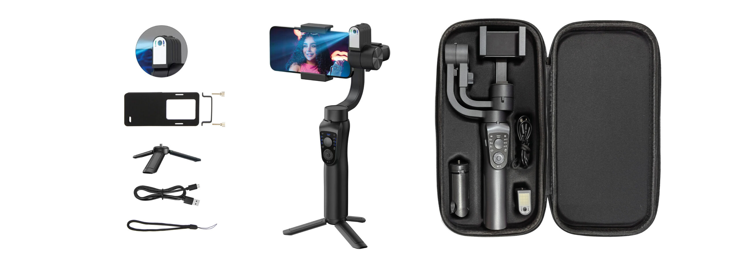 GoXtreme GX4 Gimbal Included Accessories GoXtreme GX4 Gimbal Included Accessories