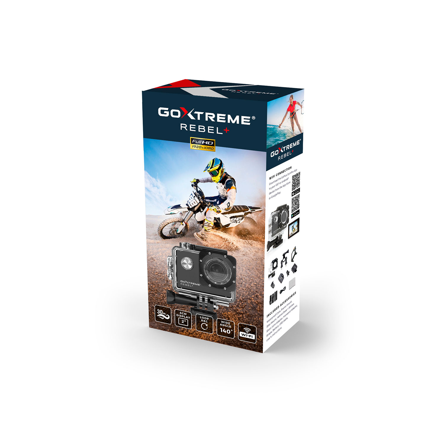 GoXtreme Rebel+ Packaging